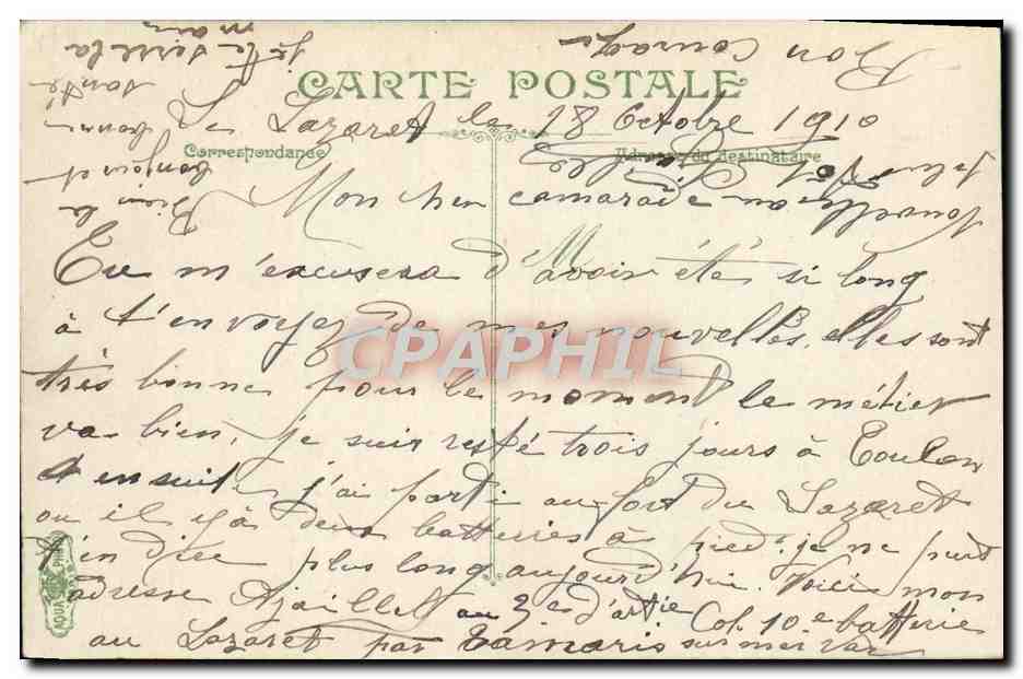 La Vie du Marin — Mise à l'eau d'une Baleinière — Éditeur L.V. & Cie, n° 2685 — Verso