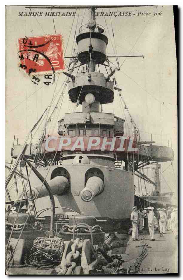 Navire de la Marine Militaire Française — Pièce 306 — Éditeur Y. Le Lay