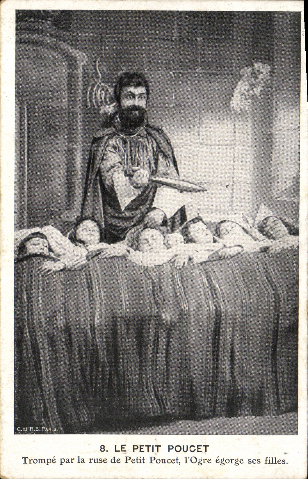 Le Petit Poucet — L'ogre égorge ses filles — C. et R.S. Paris, n°8