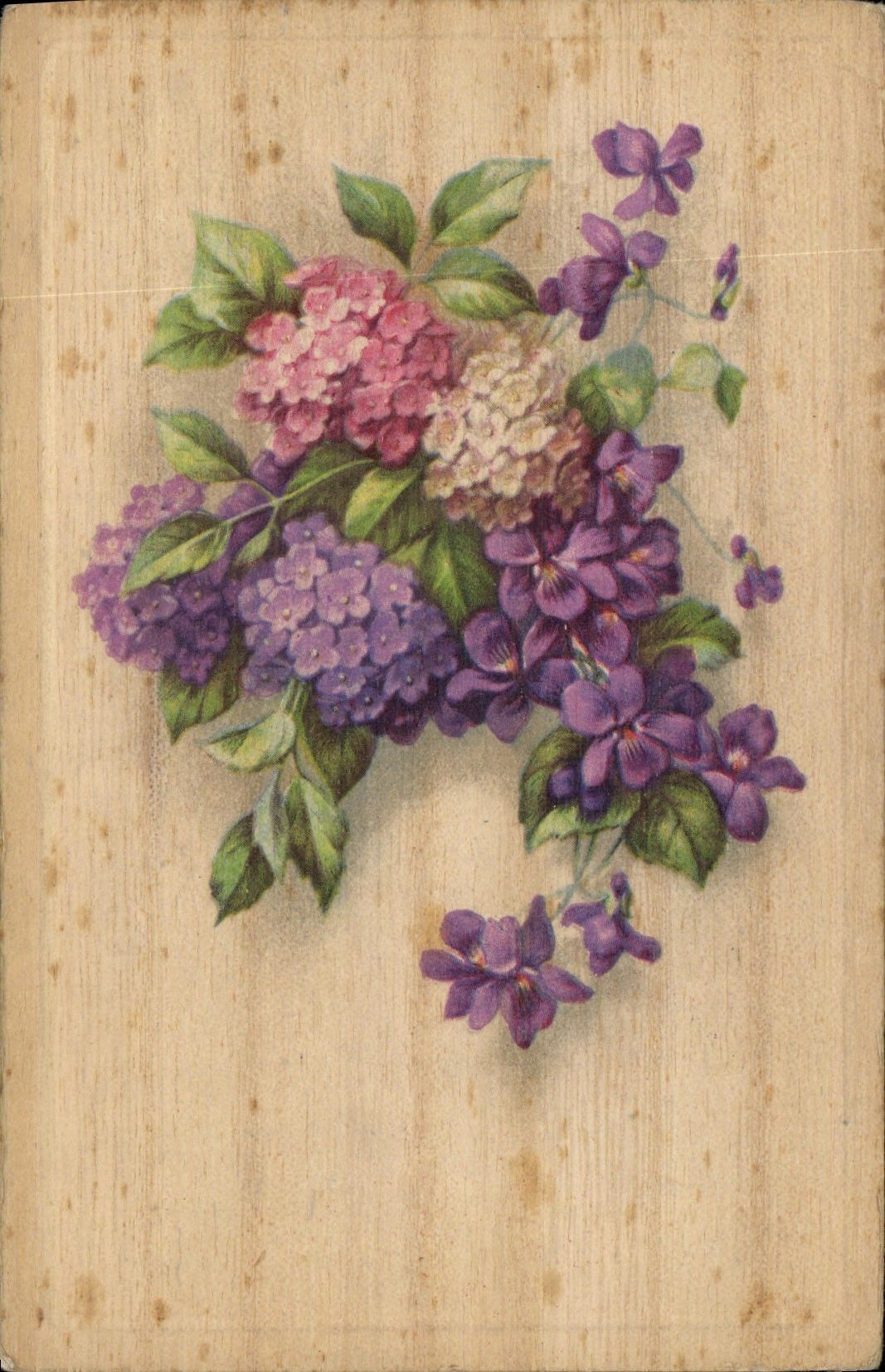 CPA Fantaisie Fleurs 