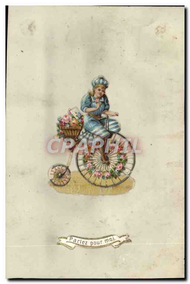 CPA Fantaisie Enfant Velo Cycle 