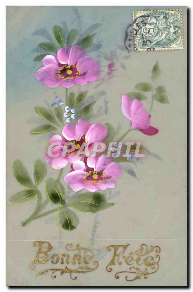 CPA Fantaisie Fleurs 