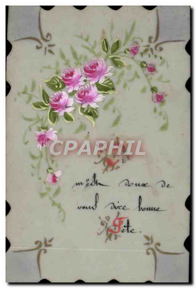 CPA Fantaisie Fleurs 