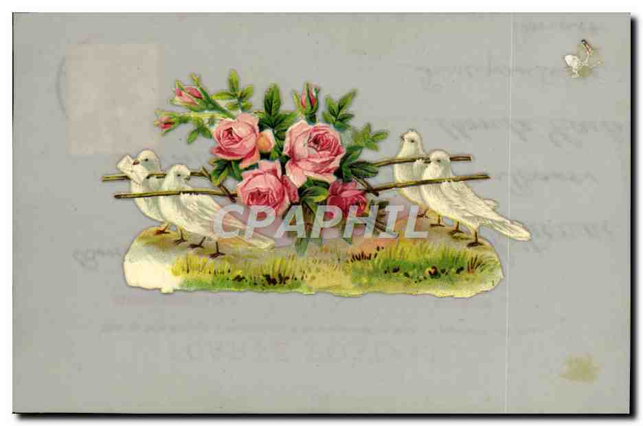 CPA Fantaisie Fleurs Colombes