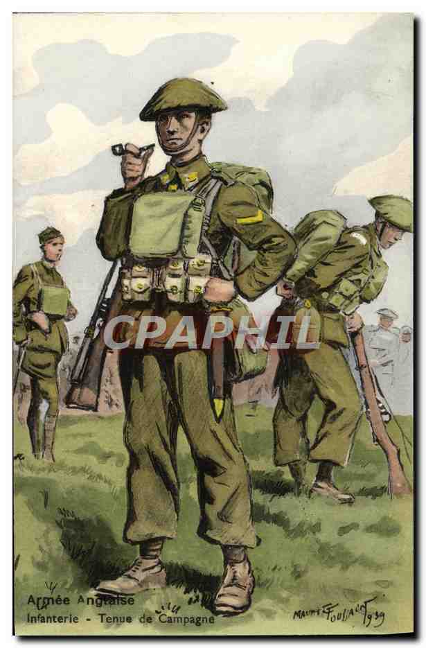 Armée Anglaise - Infanterie - Tenue de Campagne — Maunti Foulard, 1939