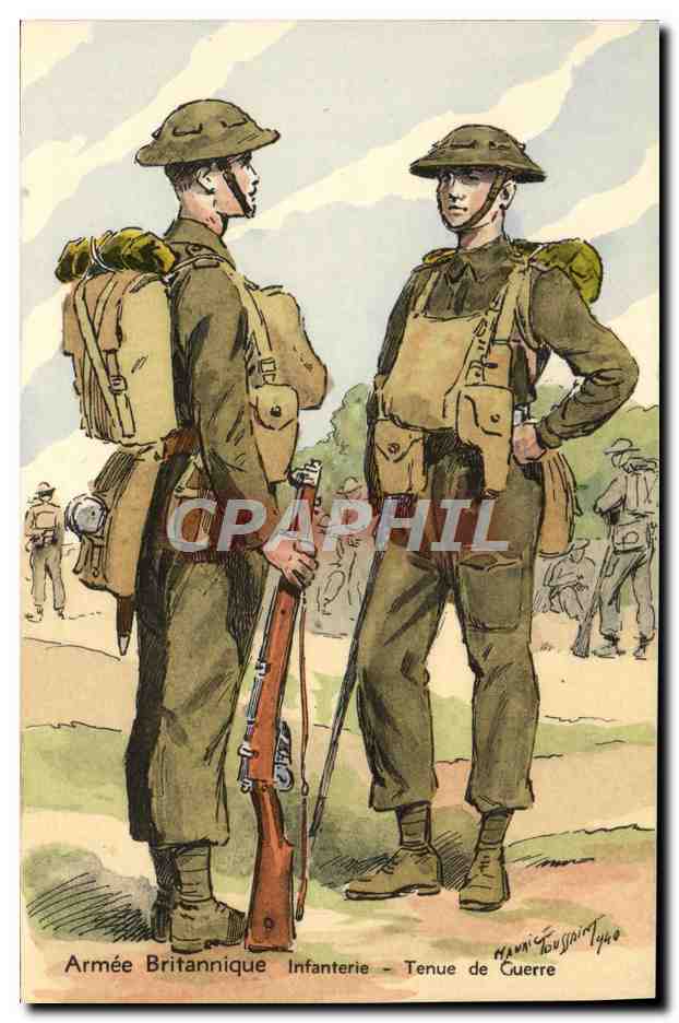 Armée Britannique - Infanterie - Tenue de Guerre — Les Editions Militaires Illustrées, N° 557