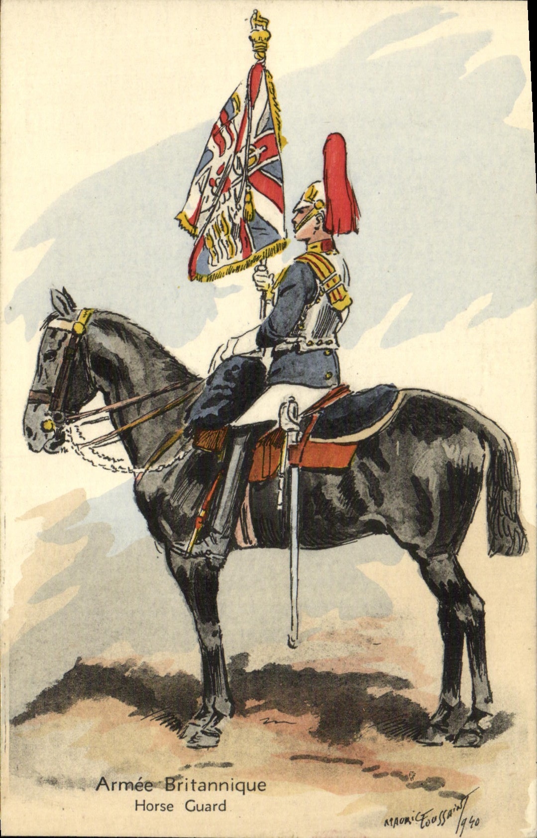 Armée Britannique — Horse Guard — MAORI FOUSSAINT 1940