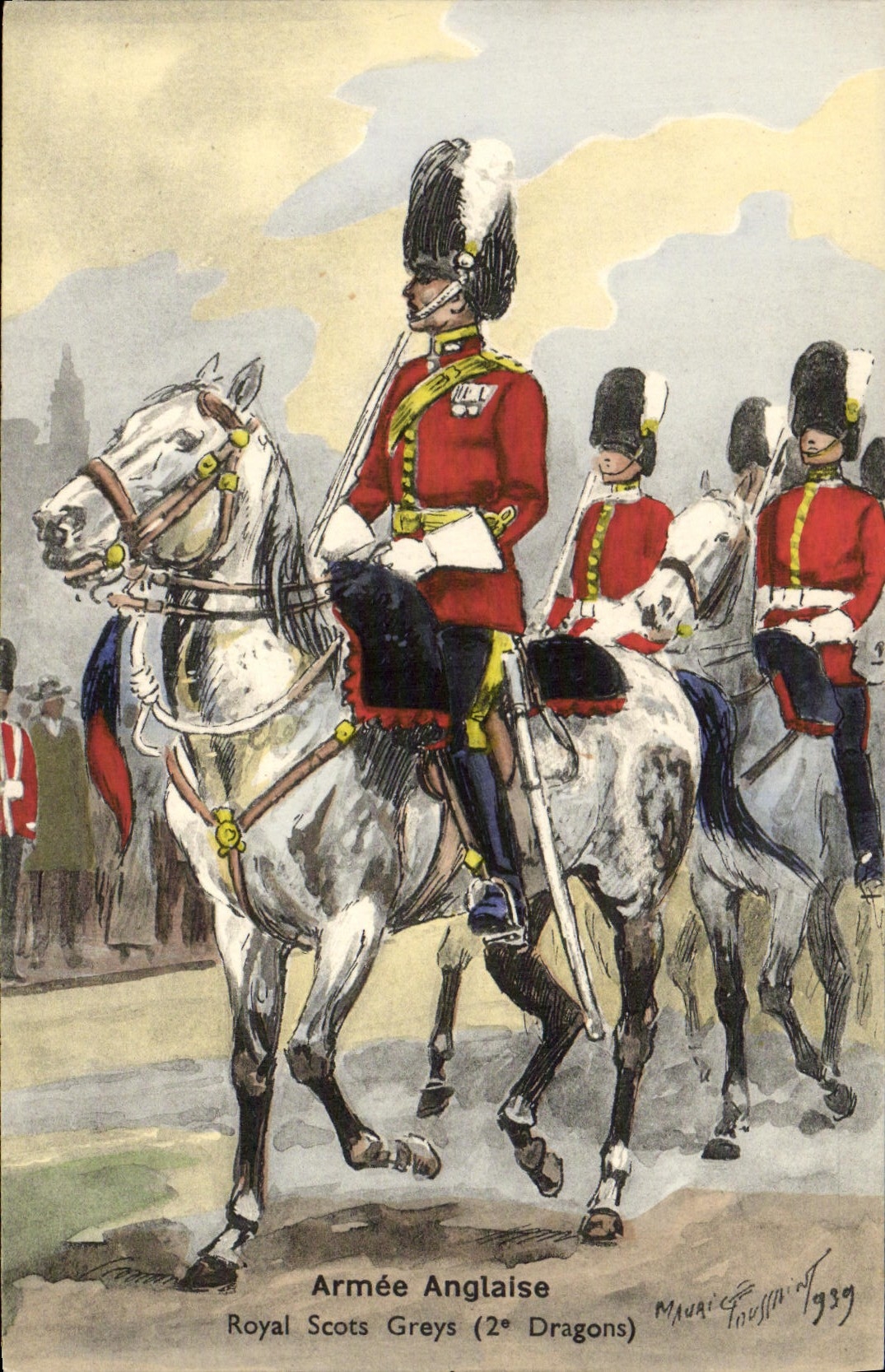 Armée Anglaise — Royal Scots Greys (2° Dragons) — Mauri Fousin 1939
