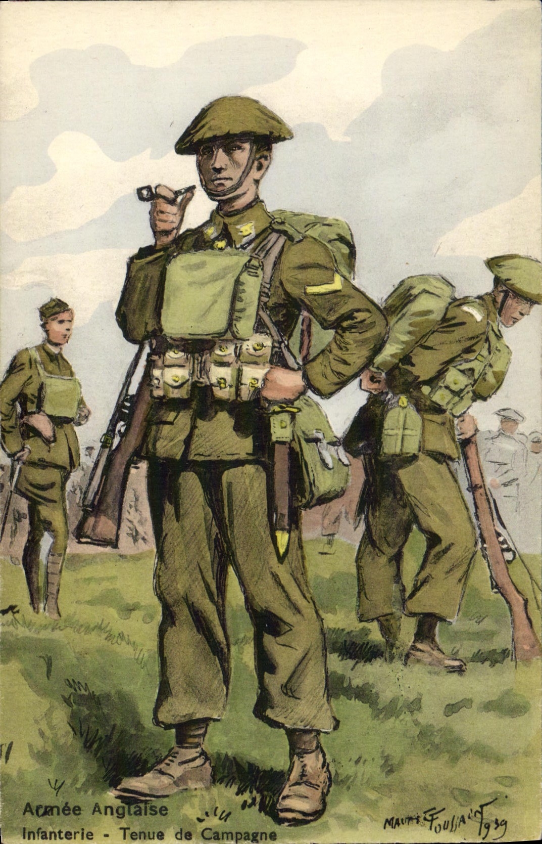 Armée Anglaise - Infanterie - Tenue de Campagne — Maurel-Fouillaud 1939