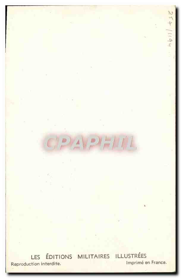 Sapeur Nord-Africain — Génie 1945 — Série V, N° 10, par Maurice Louisaint — Verso