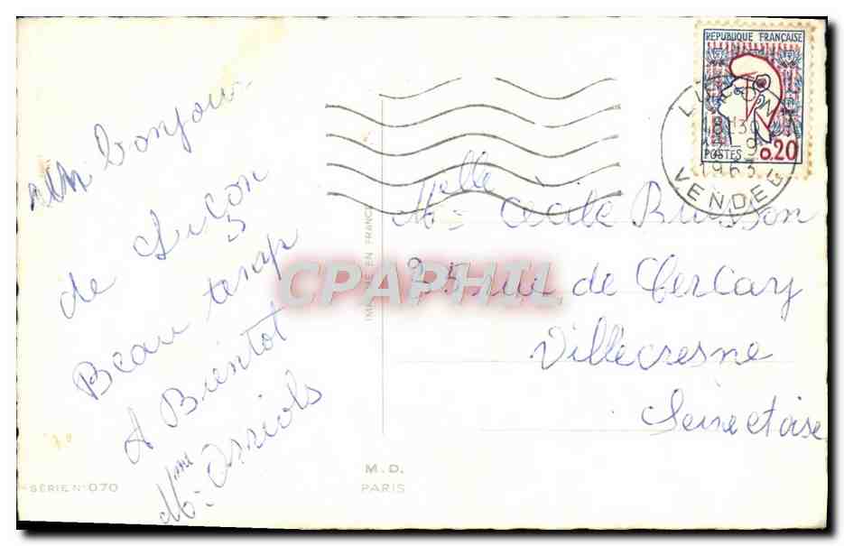 CPA Militaria Femme et bebe  — Verso