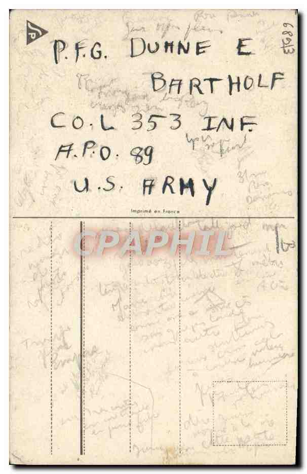 Liberation Welcome — enfants et soldats américains — éditeur P. F. G. Dunne E — Verso