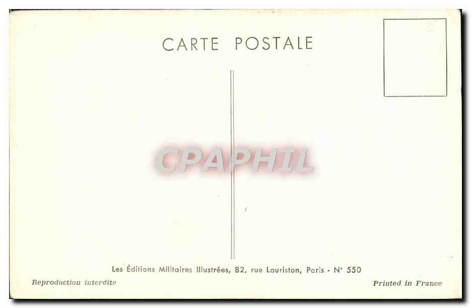 CPA Militaria Pologne France Angleterre — Rückseite