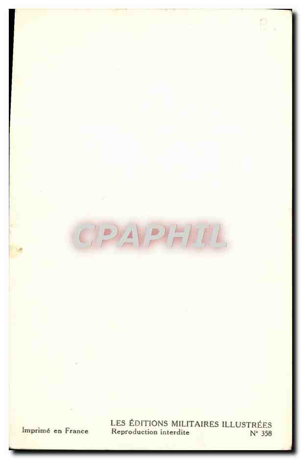 CPA Infanterie Porte drapeau Militaria  — Rückseite
