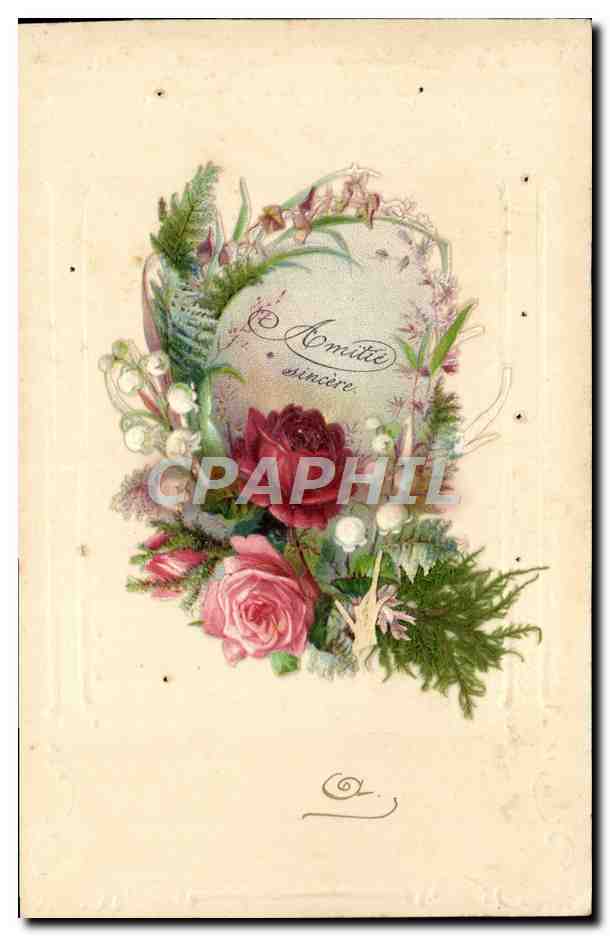 CPA Fantaisie Fleurs 