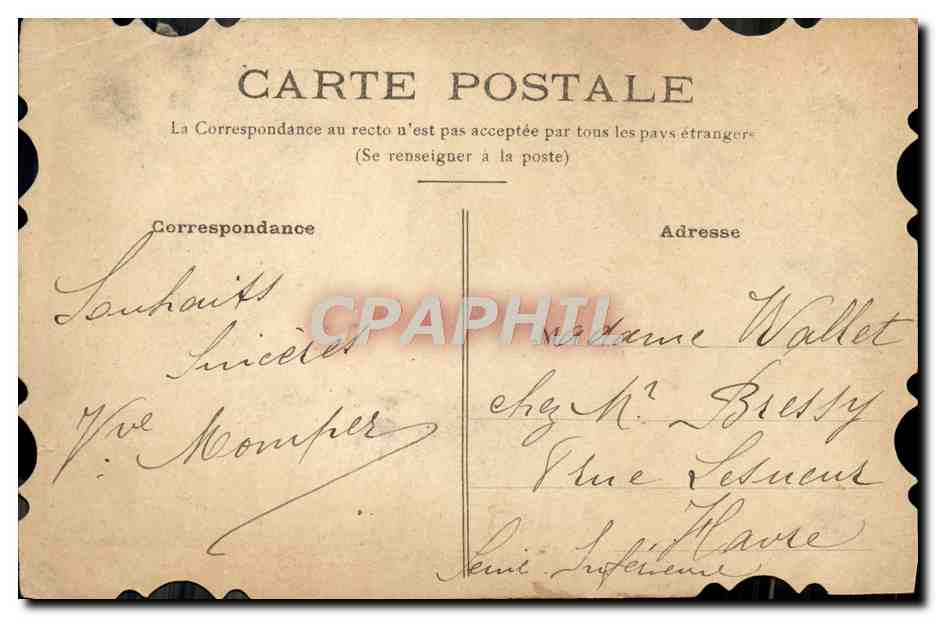CPA Fantaisie Fleurs Ange Colombe — Rückseite