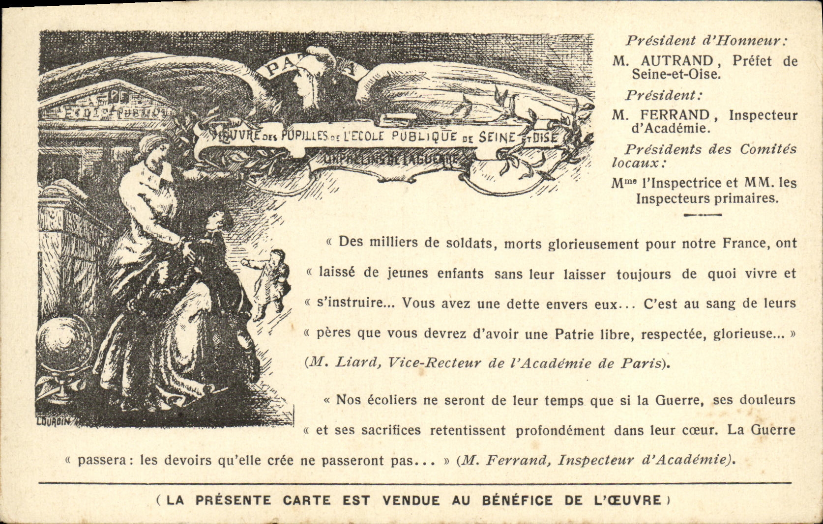 CPA Pupilles de l'ecole publique de Seine et Oise 