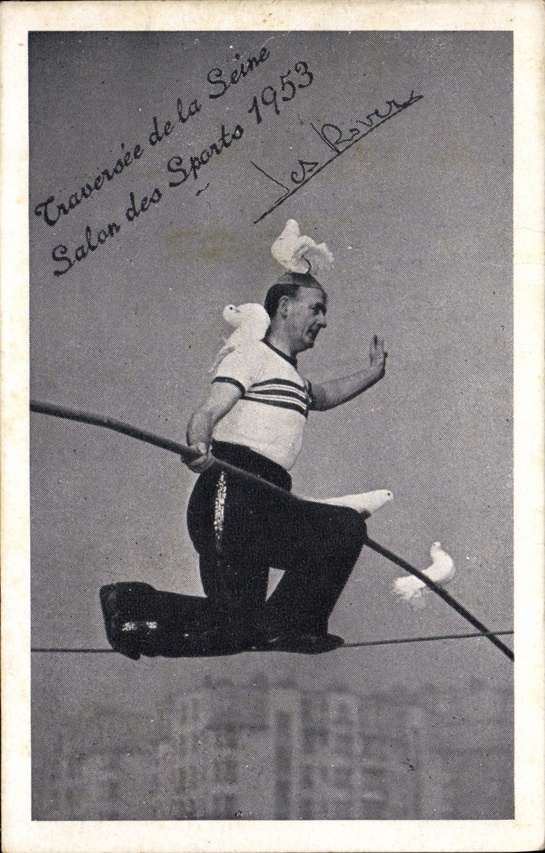 Traversée de la Seine — Salon des Sports 1953 — Les Bovers