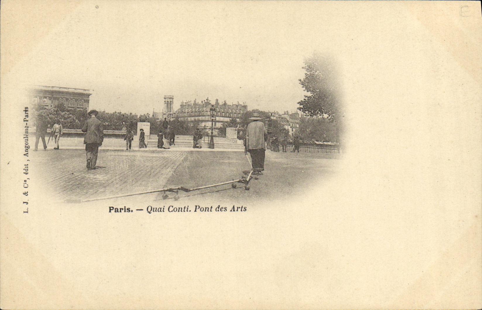 CPA Paris Quai Conti Pont des arts