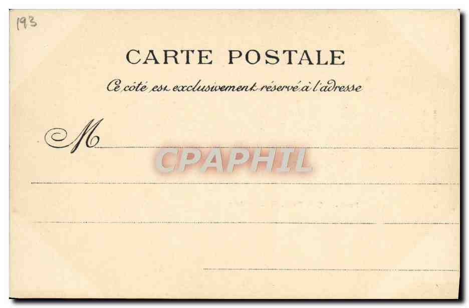 CPA Paris Quai Conti Pont des arts — Rückseite