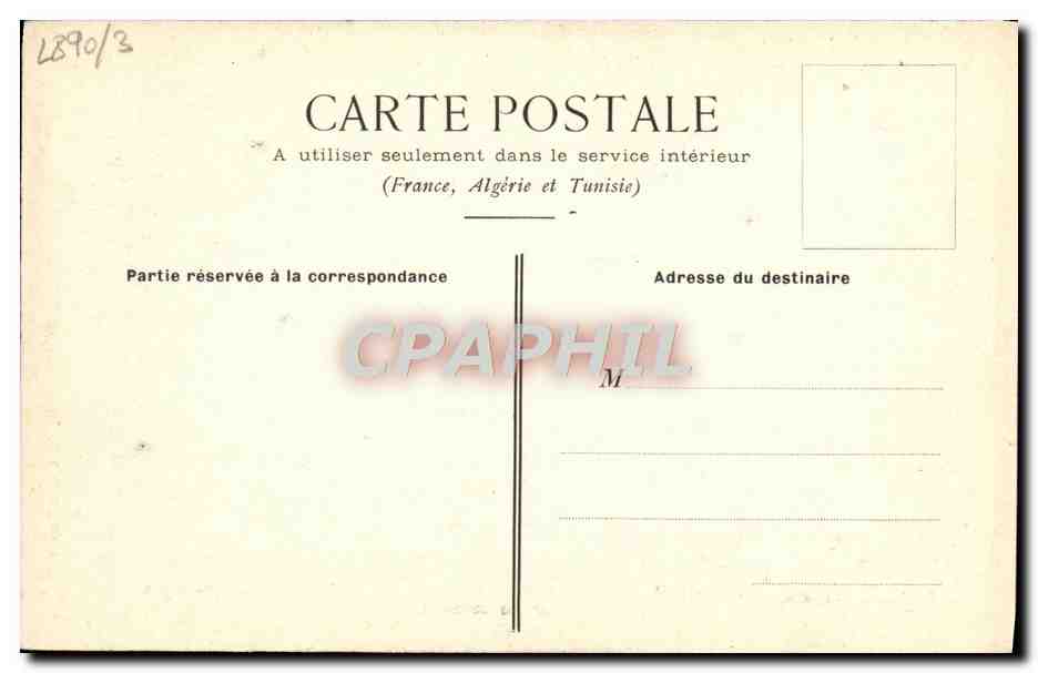 CPA Paris Cour du jardinet  — Rückseite