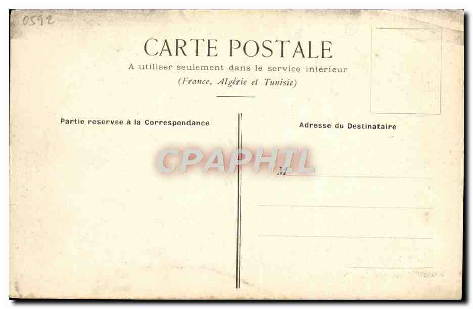 CPA Paris Cour du jardinet  — Rückseite