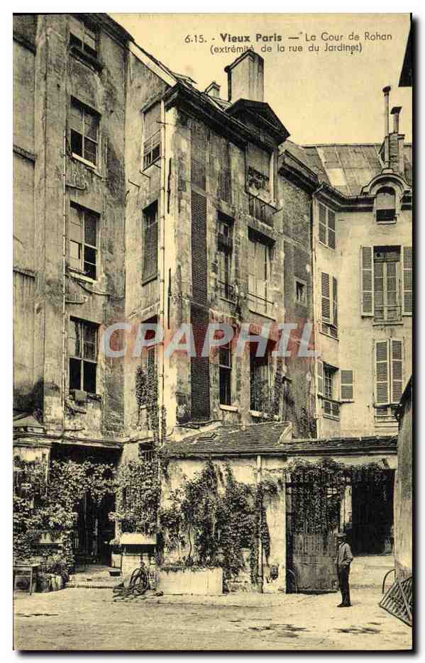 CPA Paris La cour de Rohan Rue du jardinet 