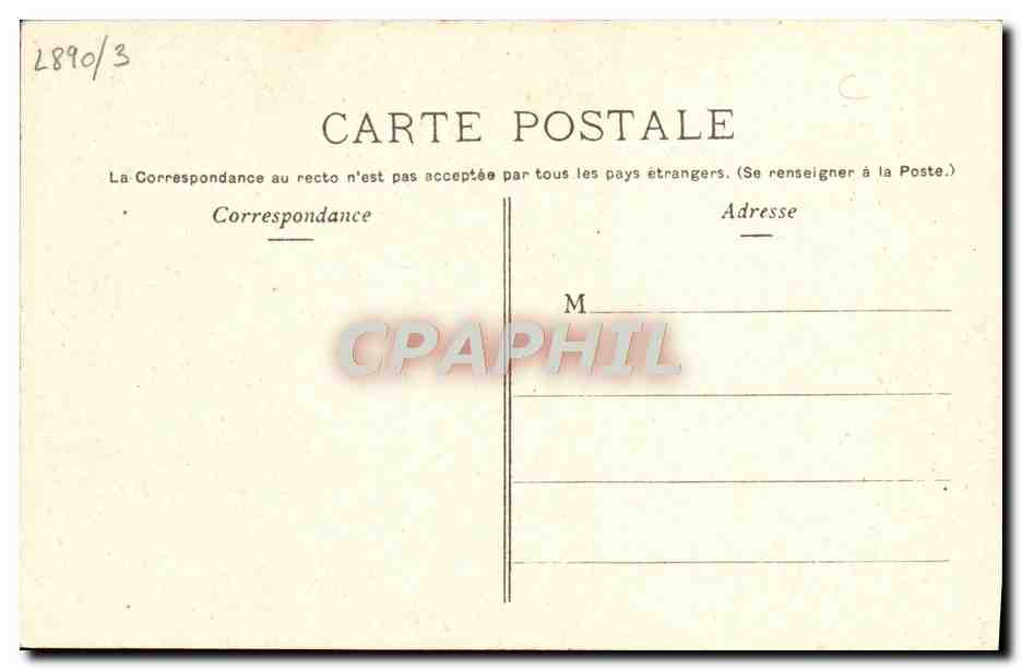 CPA Paris Hotel construit par Henri II pour Diane de Poitiers Enfants — Rückseite