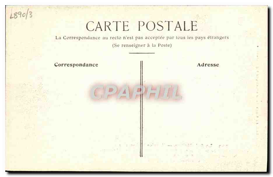 CPA Paris Hopital la Salpetriere — Rückseite