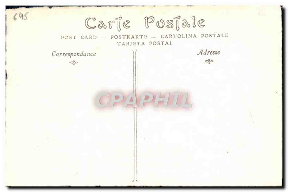 CPA Paris Maison a tourelle de la rue du jardinet en 1861 — Rückseite