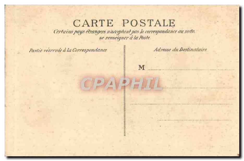 Monsieur le Curé et un enfant sur un vélo — E.J.R. PARIS n°105 — Verso