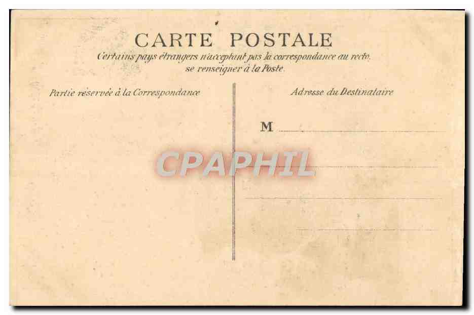 CPA Mariage de l'abbe de la rue Cure de Chatenay  — Verso
