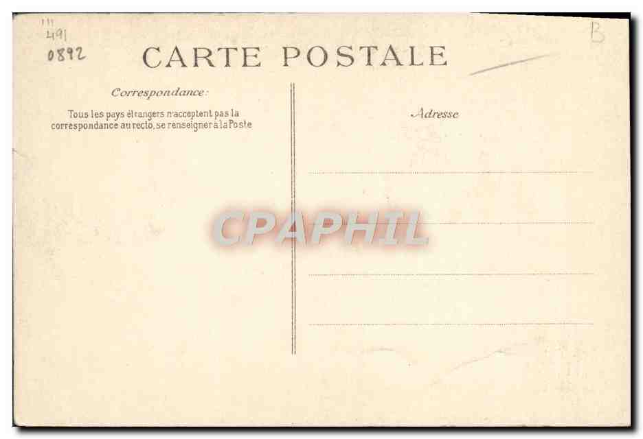 CPA Souvenir de la revue du 14 juillet Le Matin President de la Republique decore les drapeaux des troupes coloniales Mi — Rückseite