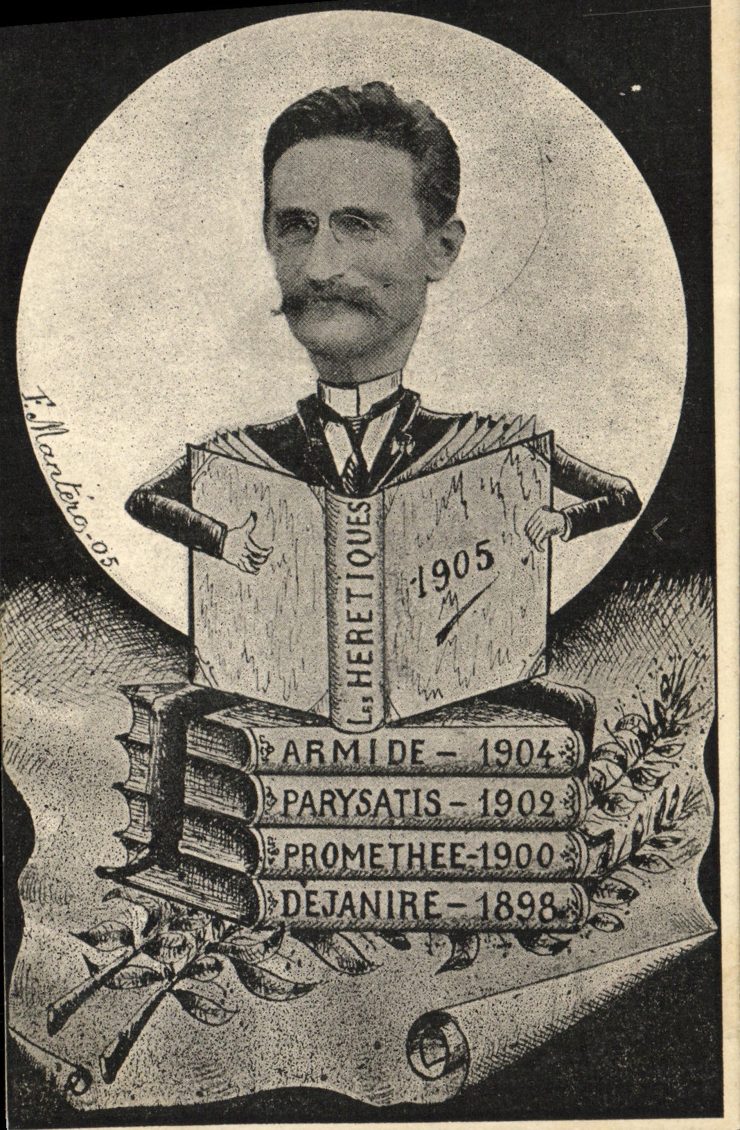 CPA Les heretiques 1905 Promethee Armide Parysatis Dejanire 