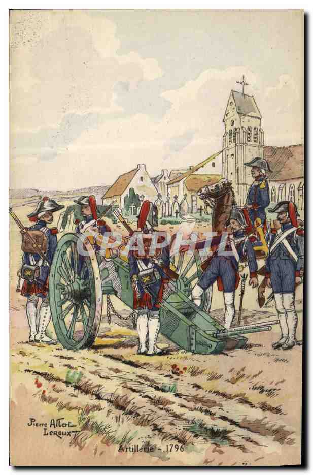 CPA Militaria Artillerie 1796