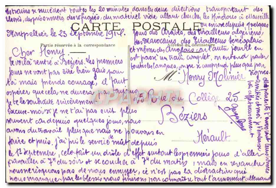 CPA Le cylindre russe Militaria Canon Russie Russia — Rückseite