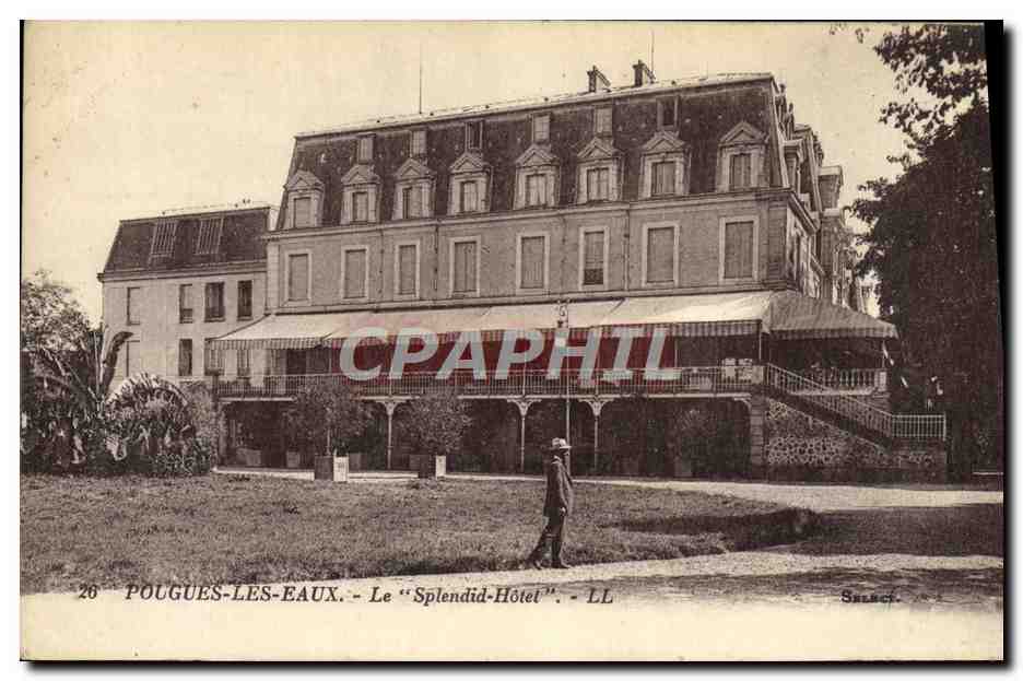 CPA Pougues les Eaux Le Splendid Hotel 