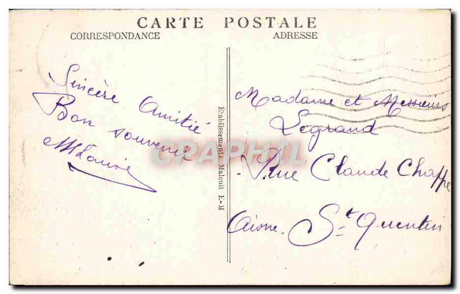 CPA Courbevoie La Seine et le pont de Courbevoie Bateaux — Rückseite