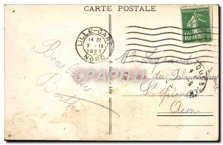 CPA Lille Eglise Saint Maurice Abside  — Rückseite
