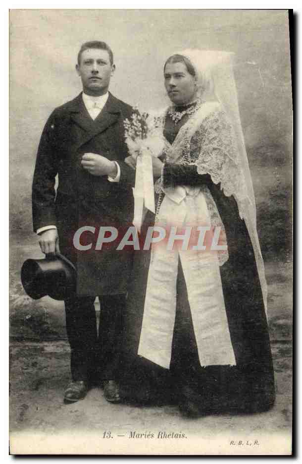 CPA Maries Rhetais Folklore 