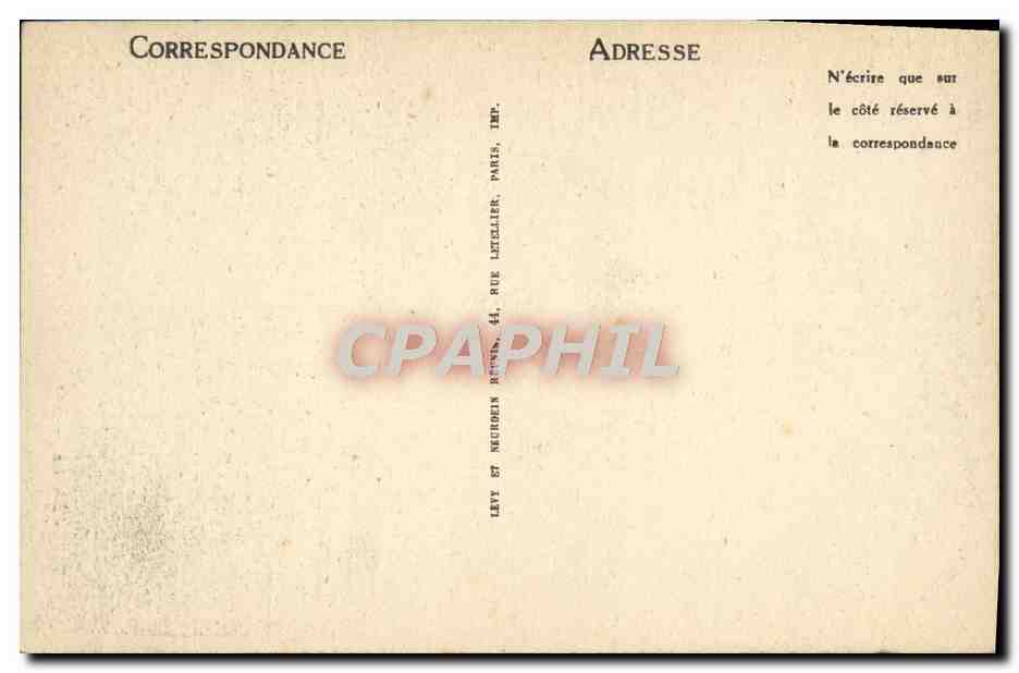 CPA Rhetaise Femme Folklore  — Verso