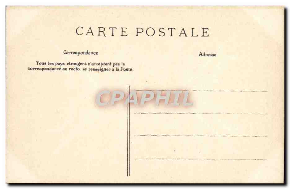 CPA Normandie La fille du passeur Folklore  — Verso