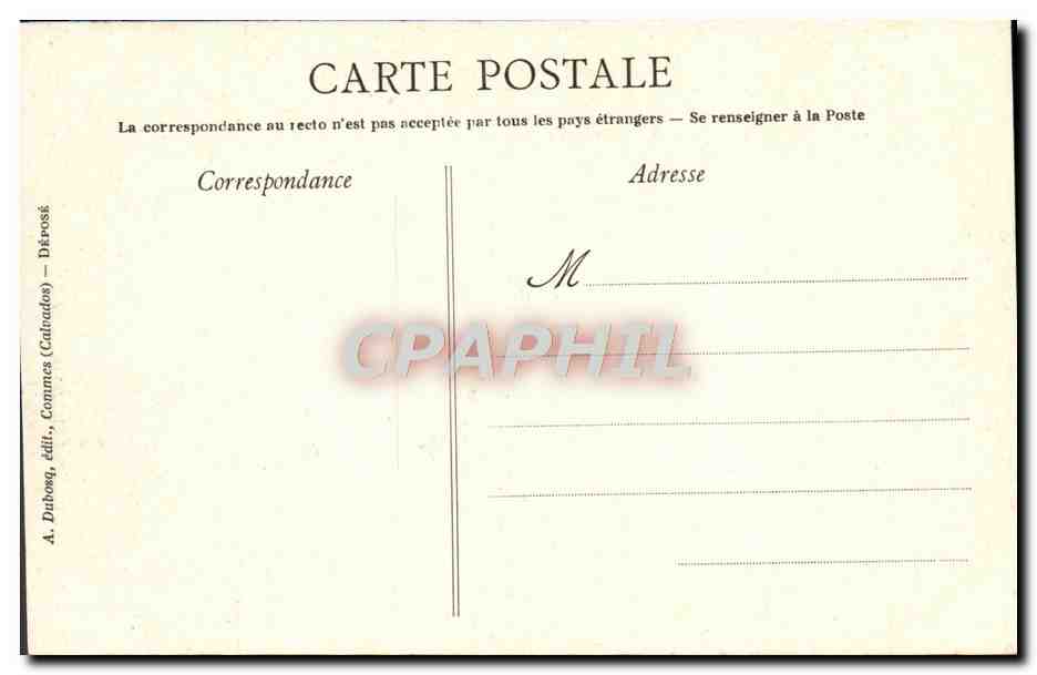 CPA Normandie Dentelliere  — Verso