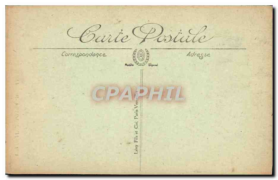 CPA Costume normand Folklore  — Verso