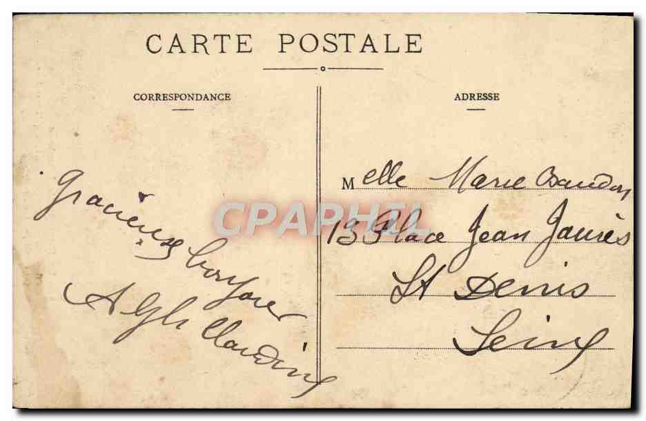CPA Normandie Folklore  — Verso