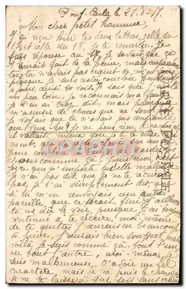 CPA Folklore Normandie L'interessante nouvelle  — Verso