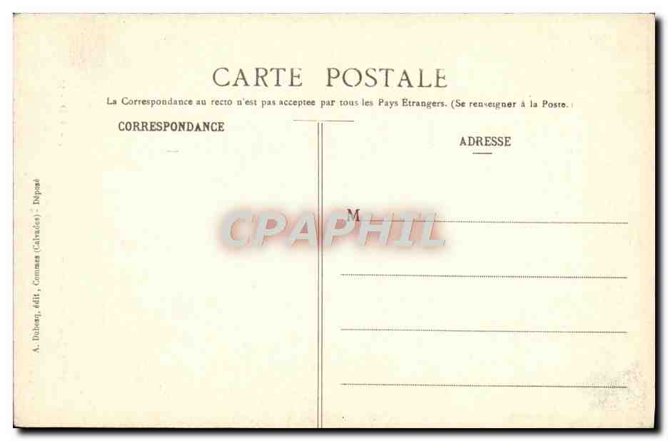 CPA Folklore Normandie Cauchoise  — Verso