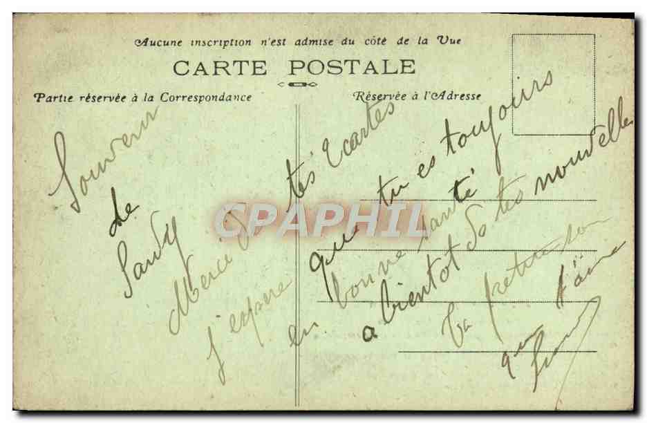 CPA Folklore Sourire du Morvan Les tenants et les aboutissants  — Rückseite