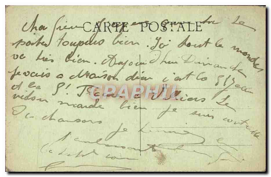 CPA Folklore Scenes morvandelles Le pays de la nourrice  — Verso