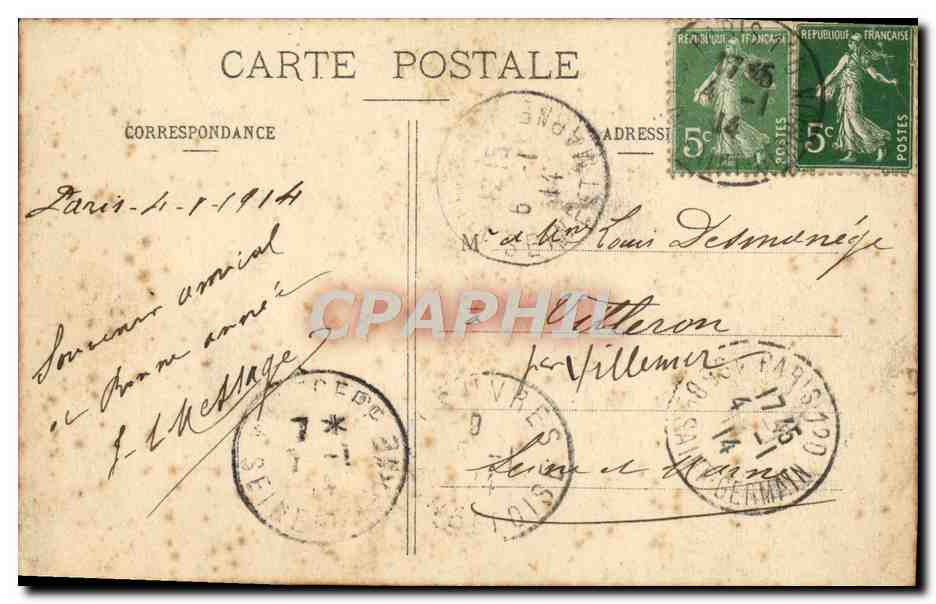 Prière Morvandelle — Contre l'entorse (Haut Morvan) — G. Gervais, éditeur, Saules — Verso